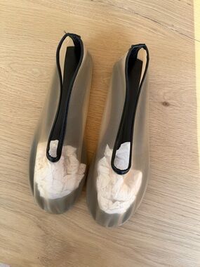 Amazon Transparent mesh ballet flats size 6.5 - runs small!!!